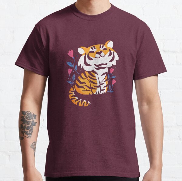 Flower Tiger Classic T-Shirt