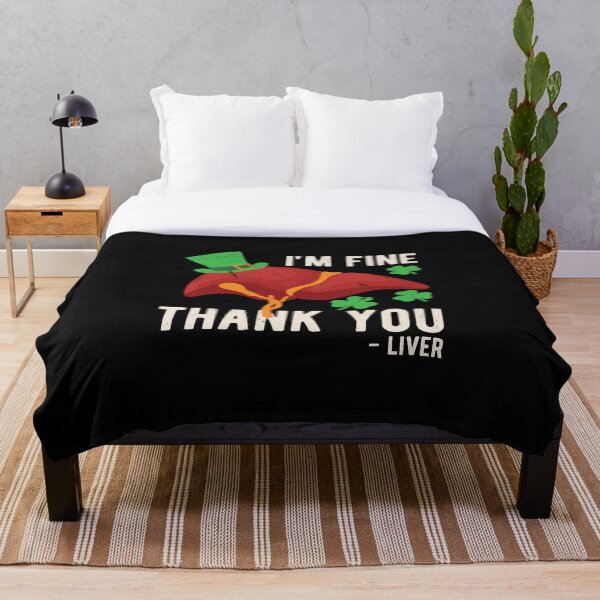 Item preview, Shut Up Liver I'm Fine St Patricks Day Shamrocks designed and sold by NeverBreakdown.