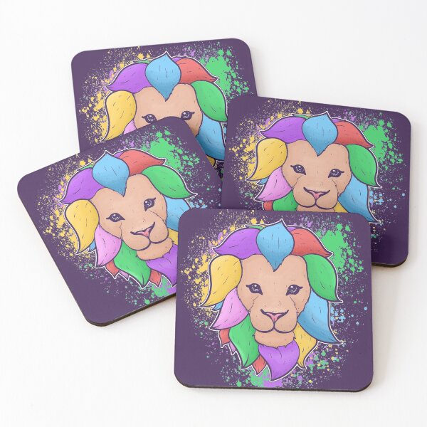 Item preview, Holi Lion Festival Color Blob Colorful Gift designed and sold by Ventein.
