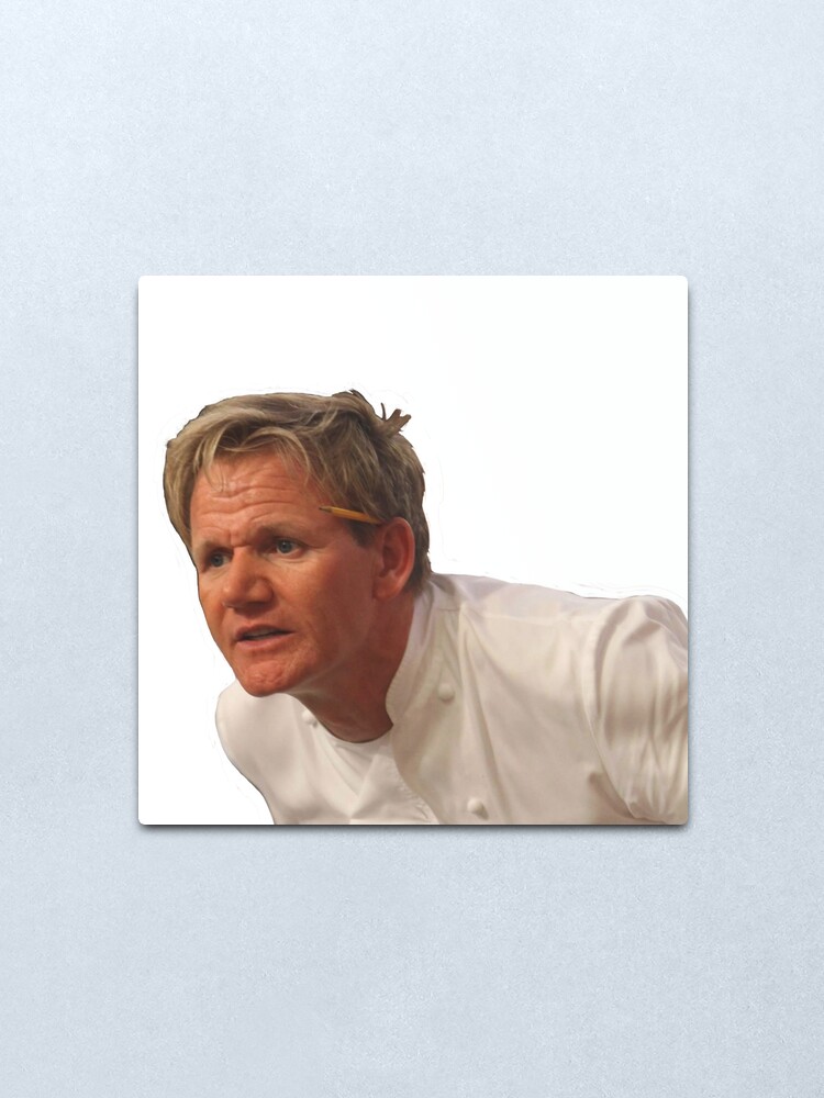 Wutendes Gordon Ramsay Meme Metallbild Von Tomfewings Redbubble