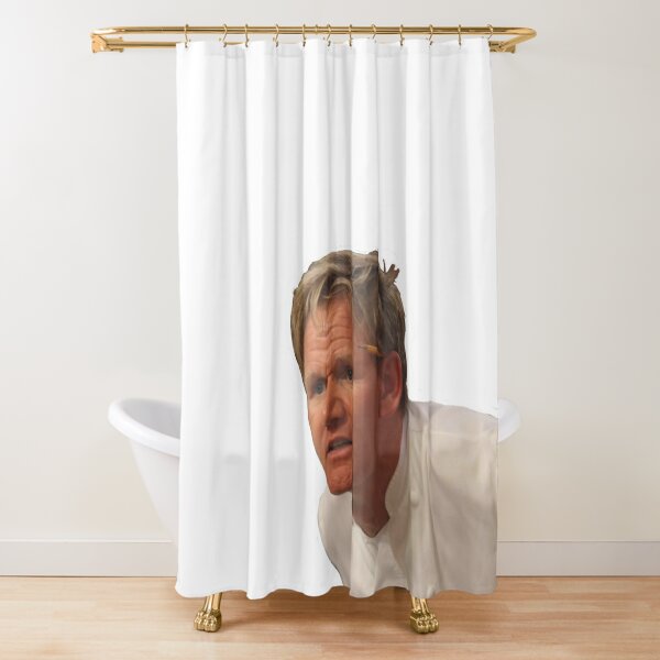 Angry Gordon Ramsay meme Shower Curtain