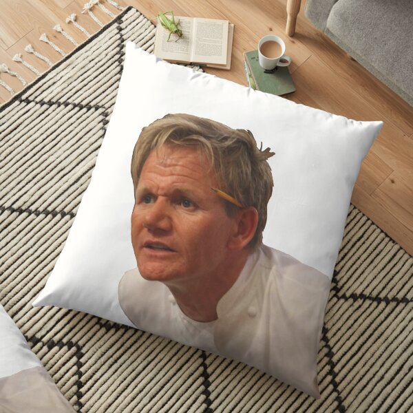 Angry Gordon Ramsay meme Floor Pillow