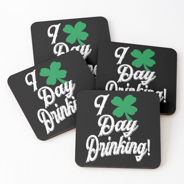 Item preview, St Patricks Day I Love Day Drinking Shamrock Clover designed and sold by BallonFlyToSky.