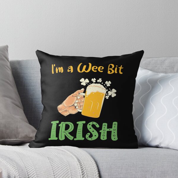 Item preview, St Patricks Day I'm A Wee Bit Irish Saying designed and sold by BallonFlyToSky.