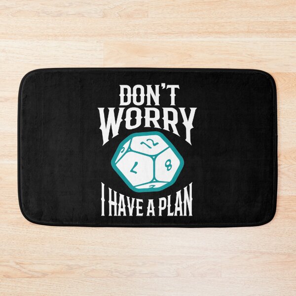 Item preview, Don't Worry I Have A Plan Roleplayer Pen & Paper designed and sold by MooonTees.