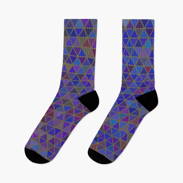 Item preview, Multi-color Triangle Geometric Pattern  designed and sold by thesnowwhyte.