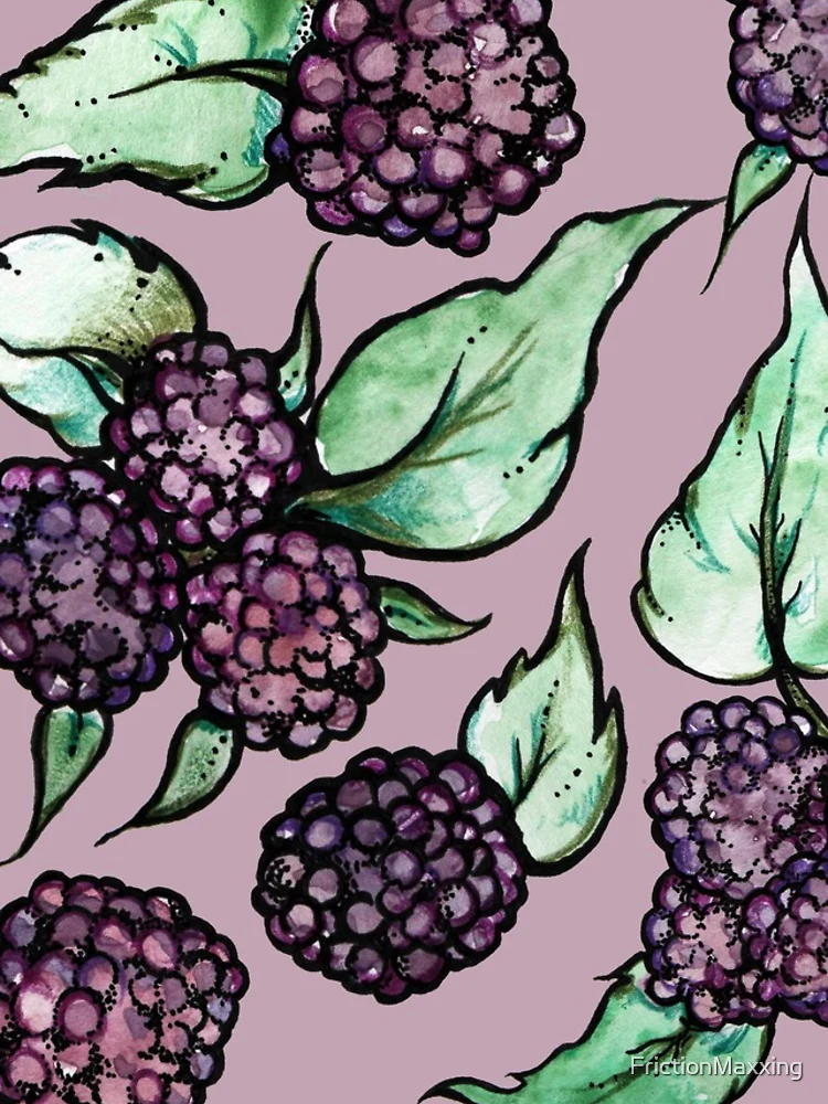 Thumbnail 4 of 4, iPhone Case, Black Raspberry pattern designed and sold by FrictionMaxxing.