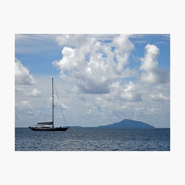 Item preview, Phuket Thailand sailboat designed and sold by cuisinecat2.