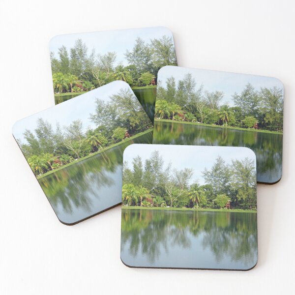 Item preview, Reflections in a lake near phuket designed and sold by cuisinecat2.