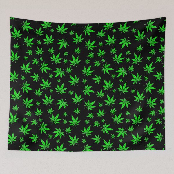 Item preview, Distinct Weed Leaves Pattern designed and sold by Green Corner.