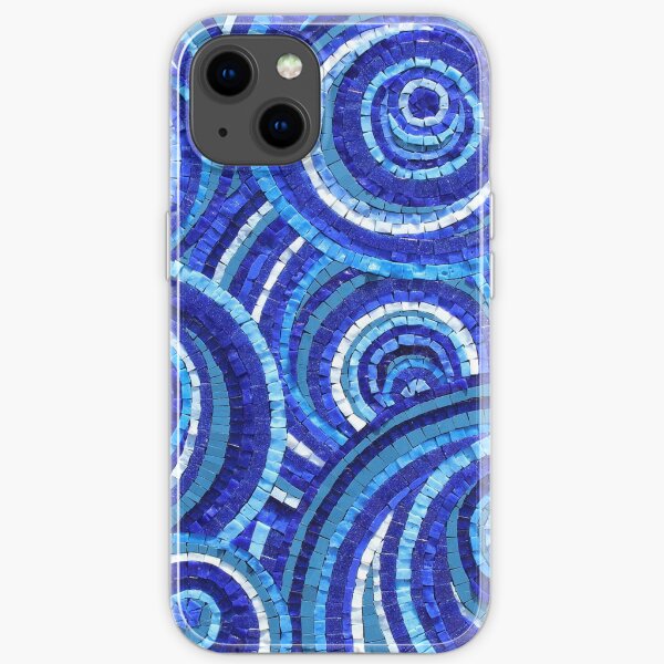 Mosaic art by Sue Kershaw Starry Eyed iPhone Soft Case