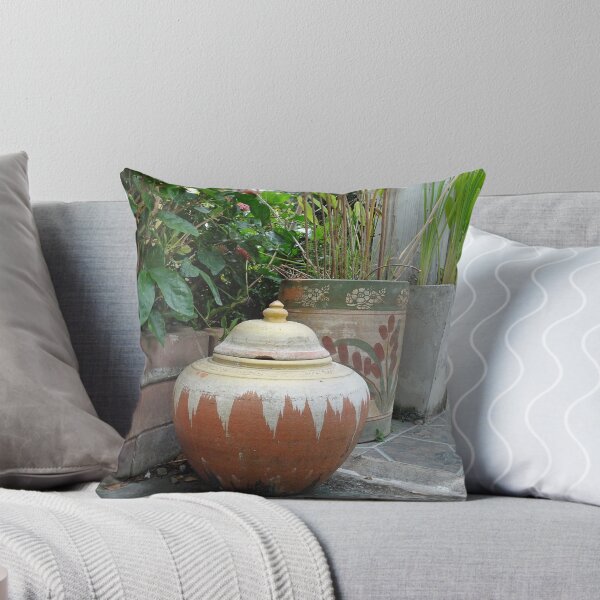Item preview, Pretty pots in an Asian Garden designed and sold by cuisinecat2.
