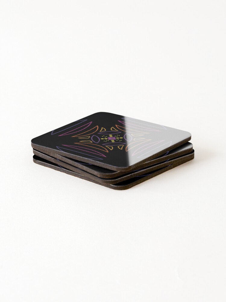 Alternate view of EPCOT Center Fiber Optic 2 Coasters (Set of 4)