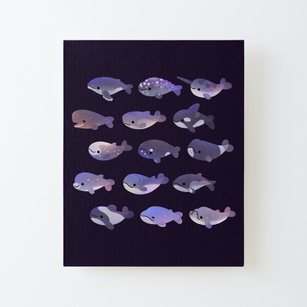 Whale Day Canvas Mounted Print