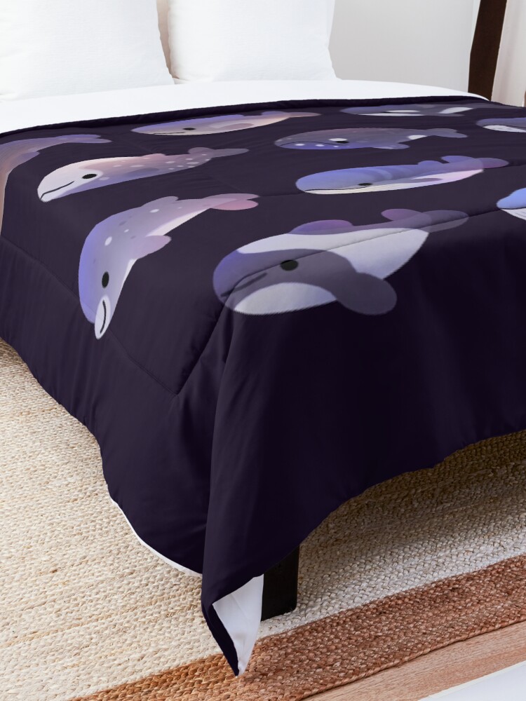 Alternate view of Whale Day Comforter