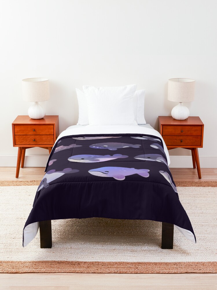 Alternate view of Whale Day Comforter