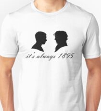 Sherlock and John Silhouettes Unisex T-Shirt