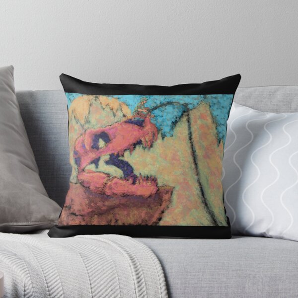 Paleo Piscine 2 Throw Pillow