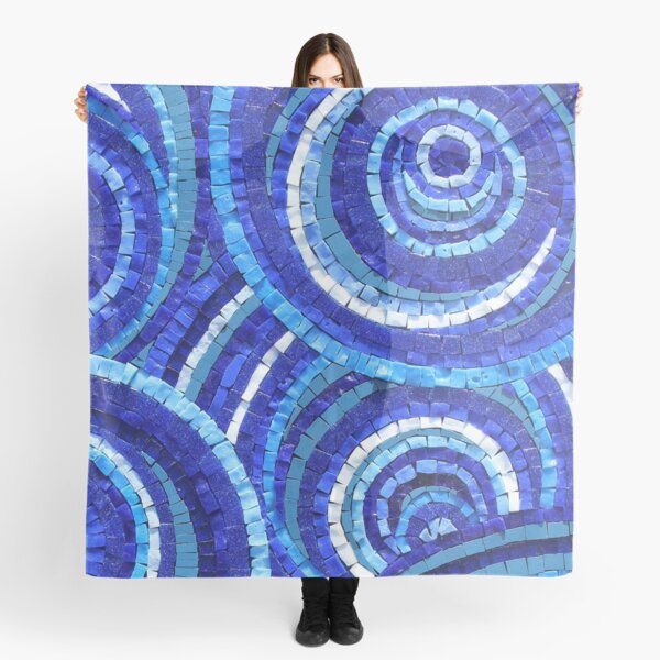 Mosaic art by Sue Kershaw Starry Eyed Scarf