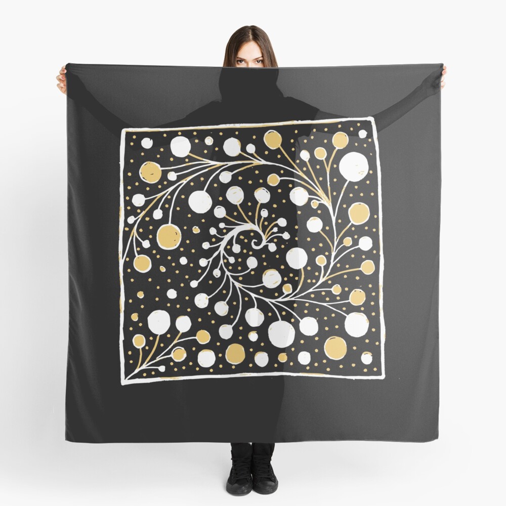 cute ornament hand drawn Scarf