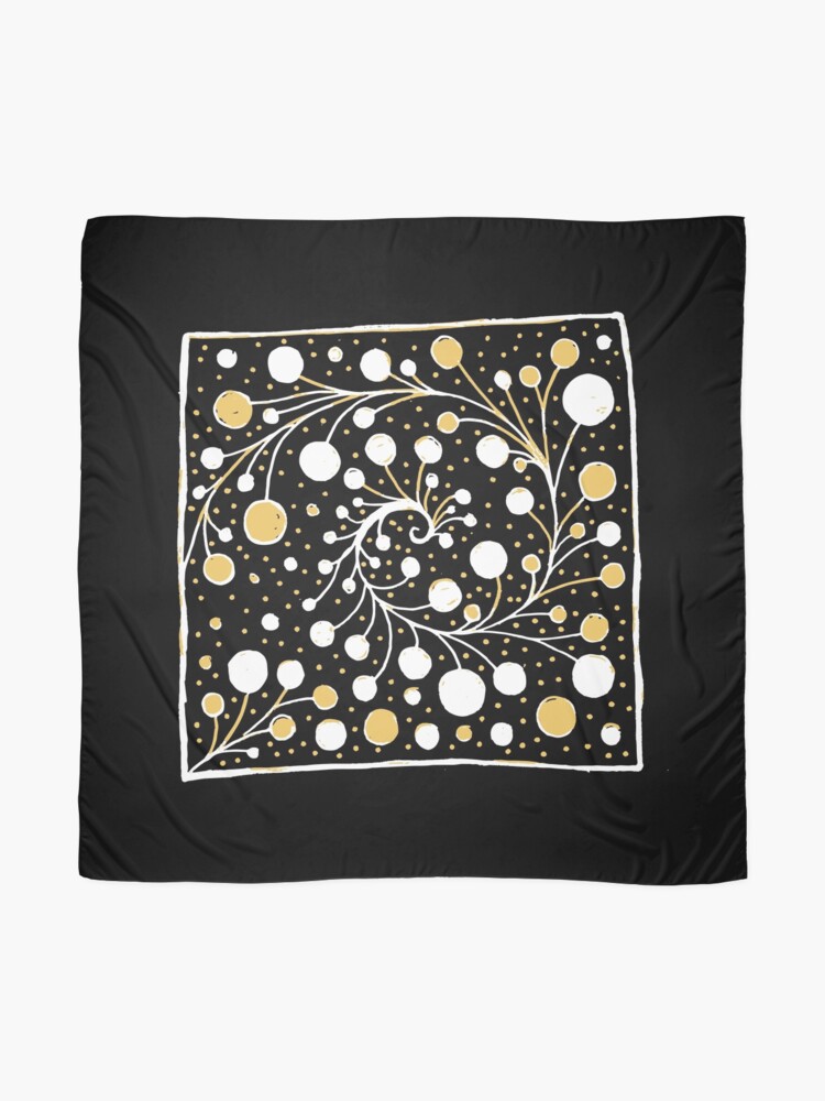 Alternate view of cute ornament hand drawn Scarf