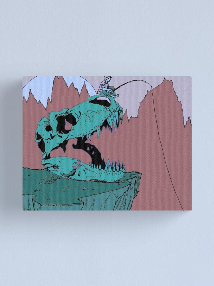 Alternate view of Paleo Piscine 3 Canvas Print