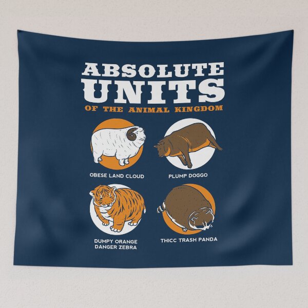 Item preview, Absolute Units Of The Animal Kingdom designed and sold by Yipptee Shirts.