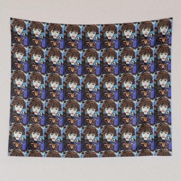 Item preview, The curls, the boy, the cat and the bat designed and sold by IArtForCoffee.