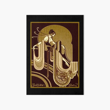 Item preview,  FLAPPER : Vintage 1920 Pinup Brown tone Beauty Print designed and sold by posterbobs.
