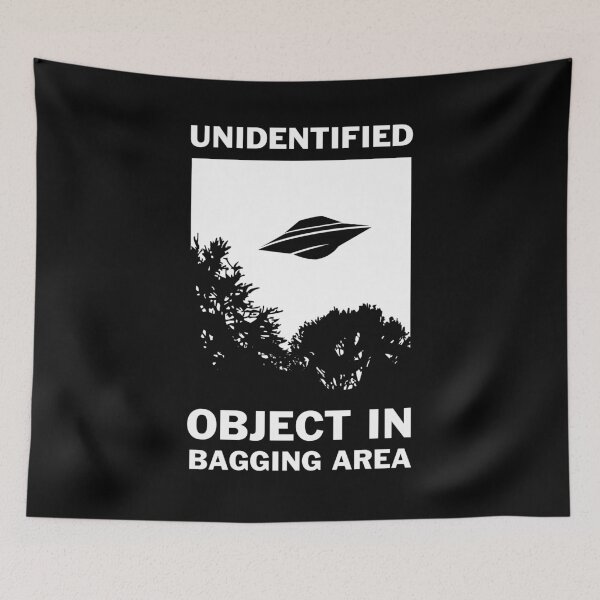 Item preview, Unidentified Object In Bagging Area designed and sold by Yipptee Shirts.