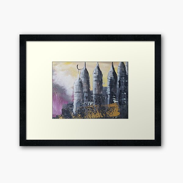 Item preview, City buildings with gold accents  designed and sold by navitalidesign.