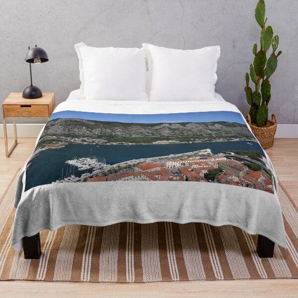 Item preview, Old town Kotor harbor Montenegro designed and sold by goceris.