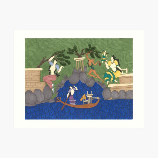 The Ring of Minos: Minoan Seal Ring Project Art Print