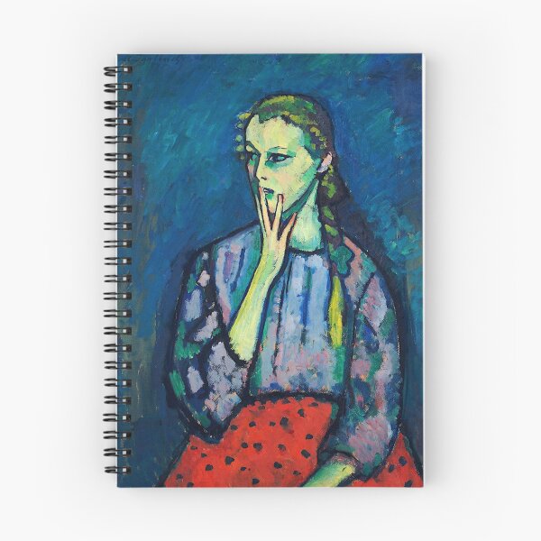 Item preview, Alexej von Jawlensky - Porträt eines Mädchens - Portrait of a Girl designed and sold by ArtExpression.