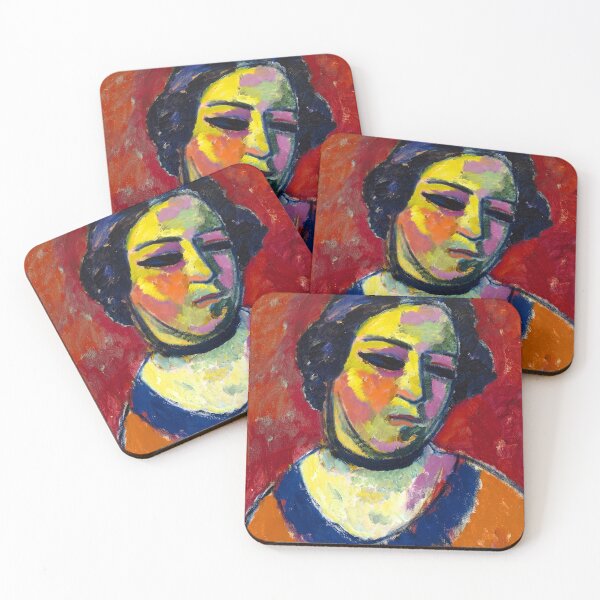 Item preview, Alexej von Jawlensky - Porträt einer Frau - Portrait of a Woman designed and sold by ArtExpression.