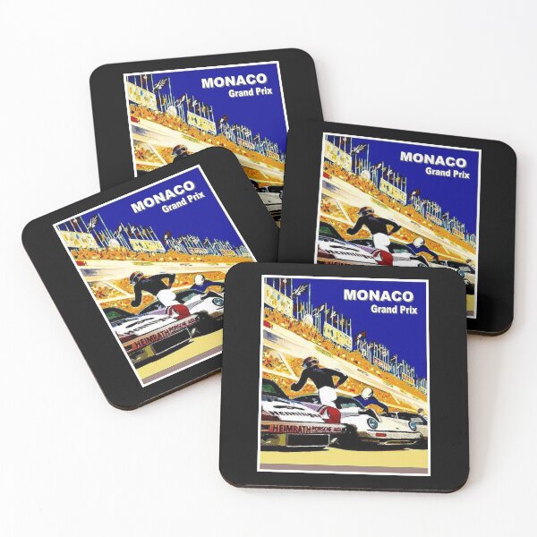 Item preview, MONACO : Vintage Grand Prix Auto Racing Print designed and sold by posterbobs.