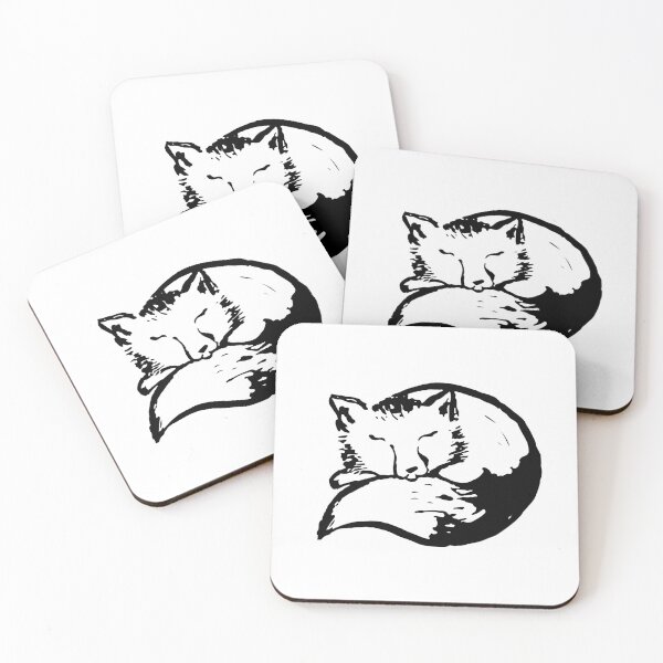 Item preview, cute sleeping fox designed and sold by janerain.