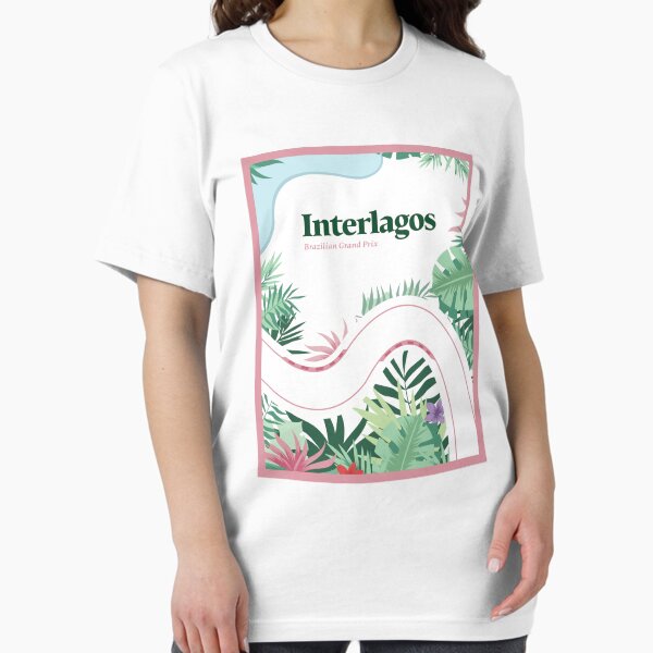 Item preview, Interlagos - Brazilian Grand Prix - Tropical Poster Print designed and sold by johnseals.