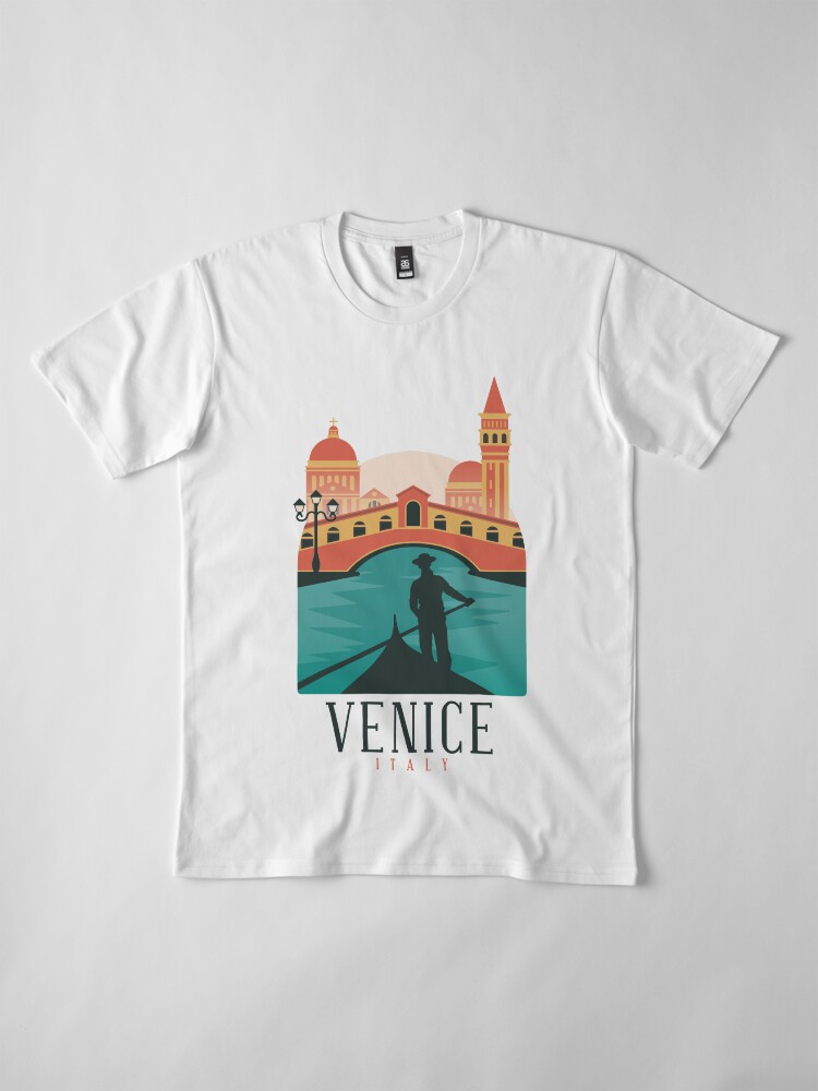 Alternate view of Venice skyline Premium T-Shirt
