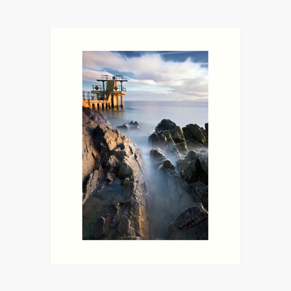 Blackrock diving tower Salthill Galway Ireland. Art Print