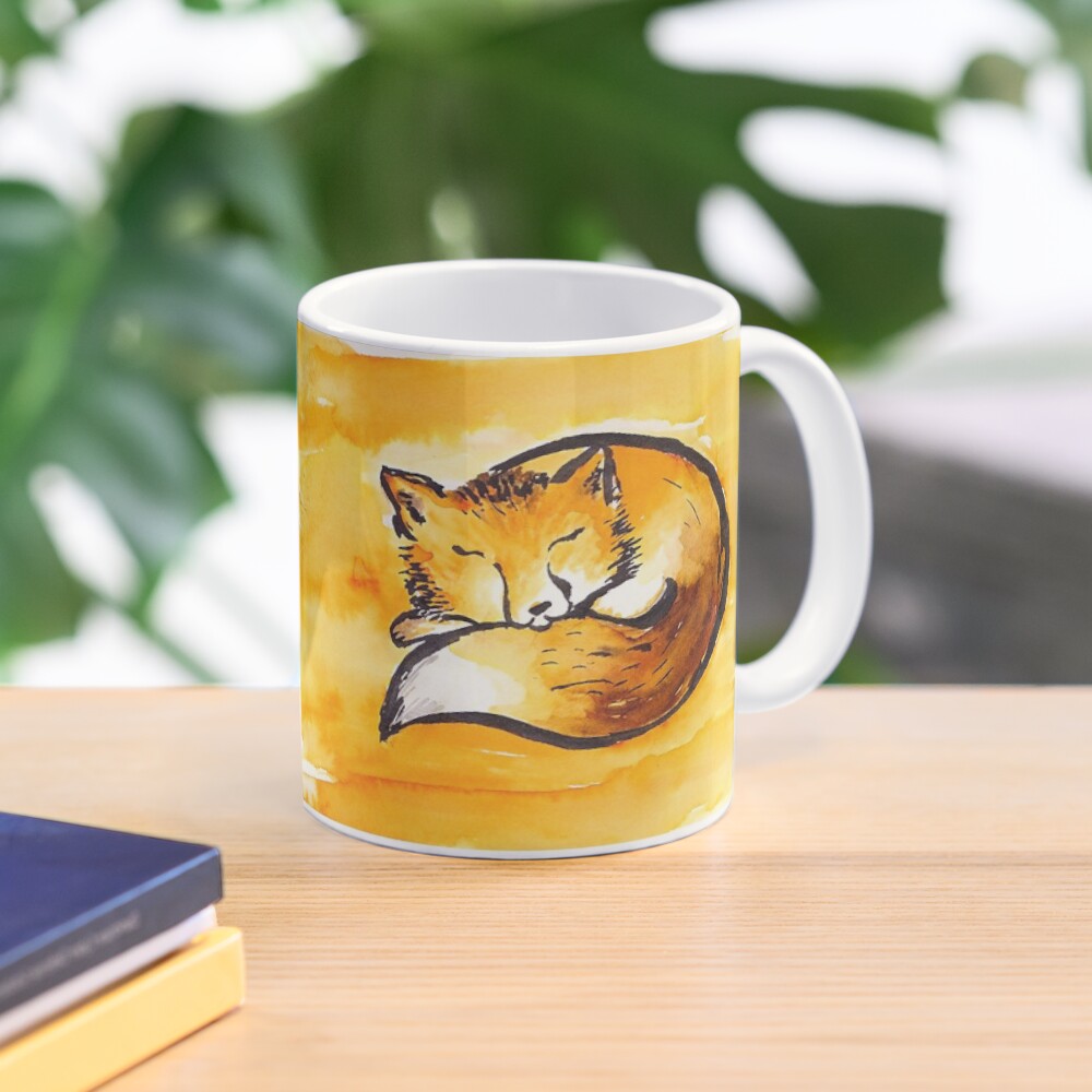 cute sleeping fox Coffee Mug