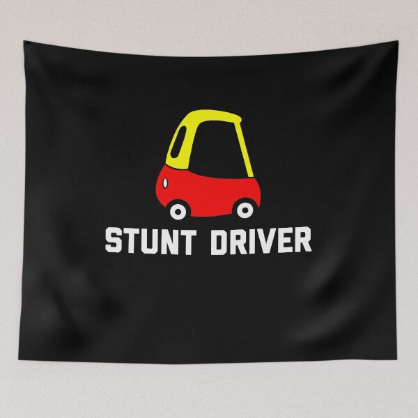 Item preview, Stunt Driver Cozy Coupe designed and sold by ScapegoatPrints.