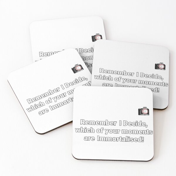 Item preview, Remember I decide, which of your moments are immortalised! designed and sold by Harlake.