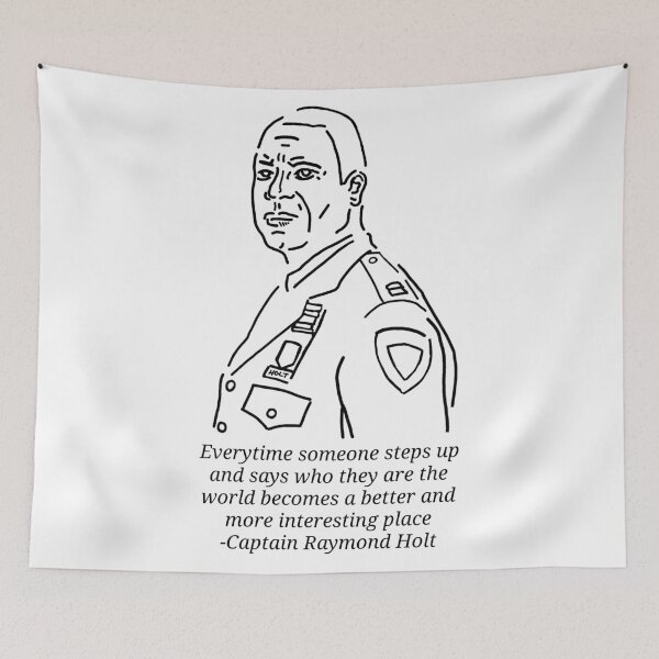 Item preview, Captain Holt Quote designed and sold by shoppsweber.