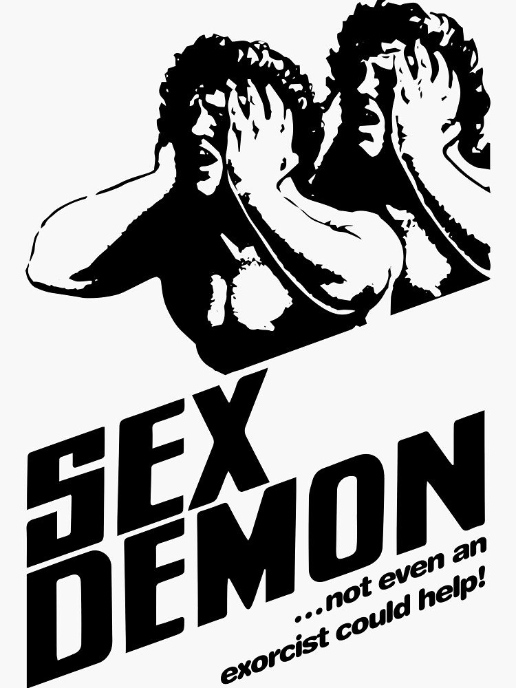 Sex Demon 1975 Sticker By Attractivedecoy Redbubble 