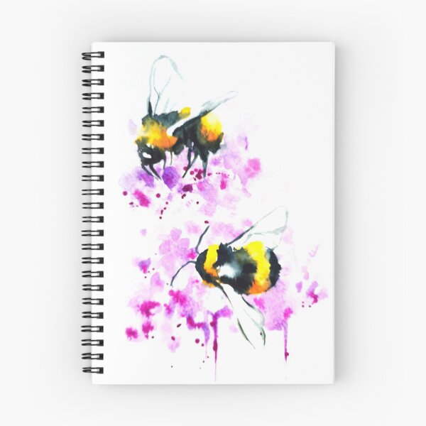 Aperçu de l'œuvre Abeille sur fleur par Emma Parrish créée et vendue par Emma Parrish.
