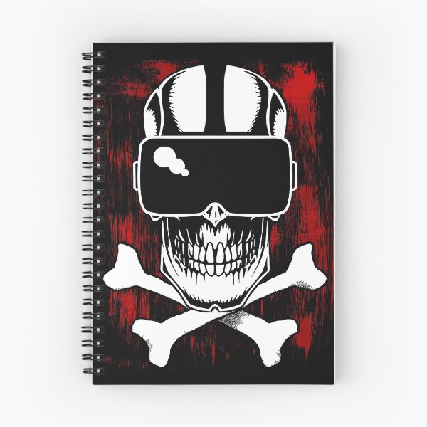 Item preview, VR gamer skull pirate with VR glasses designed and sold by Denis Rösler.
