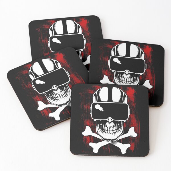 Item preview, VR gamer skull pirate with VR glasses designed and sold by Denis Rösler.