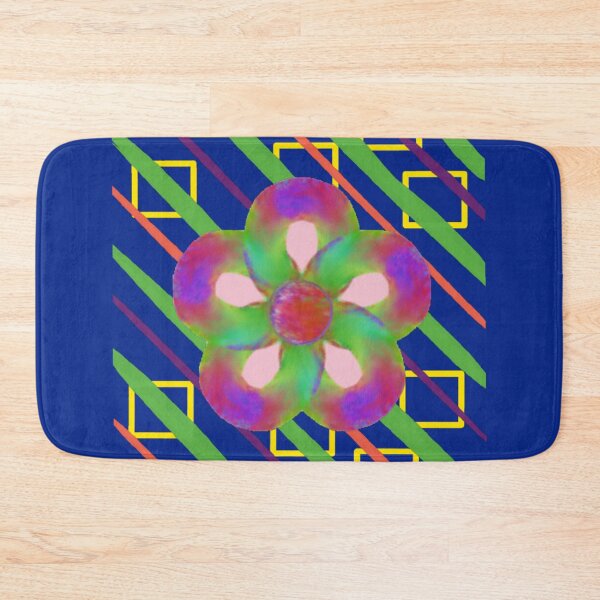 Item preview, Abstract Marbled Multicolored Image with Flower designed and sold by Sendreka.