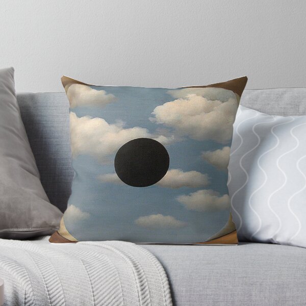 The False Mirror - Rene Magritte Throw Pillow